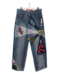 Vintage 2003 Pepe Jeans 30th Anniversary Patchwork Denim Jeans