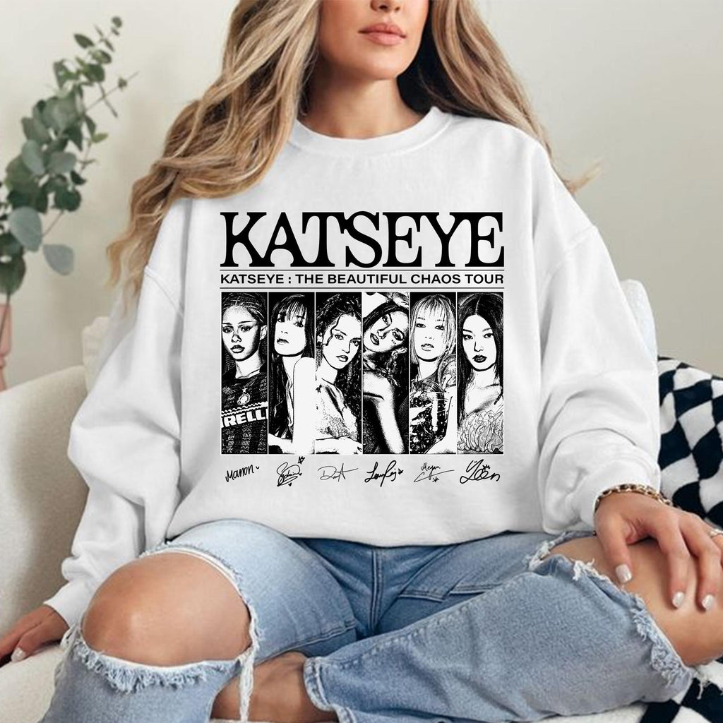 Beautiful Chaos Inspired K-Pop Shirt – Katseye Fan Gnarly product image 1