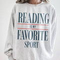 Reading Is My Favorite Sport Sweatshirt – Vintage Crewneck product image 1
