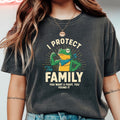 I Protect Family Frog Graphic Tee – No Kings in America product image 1