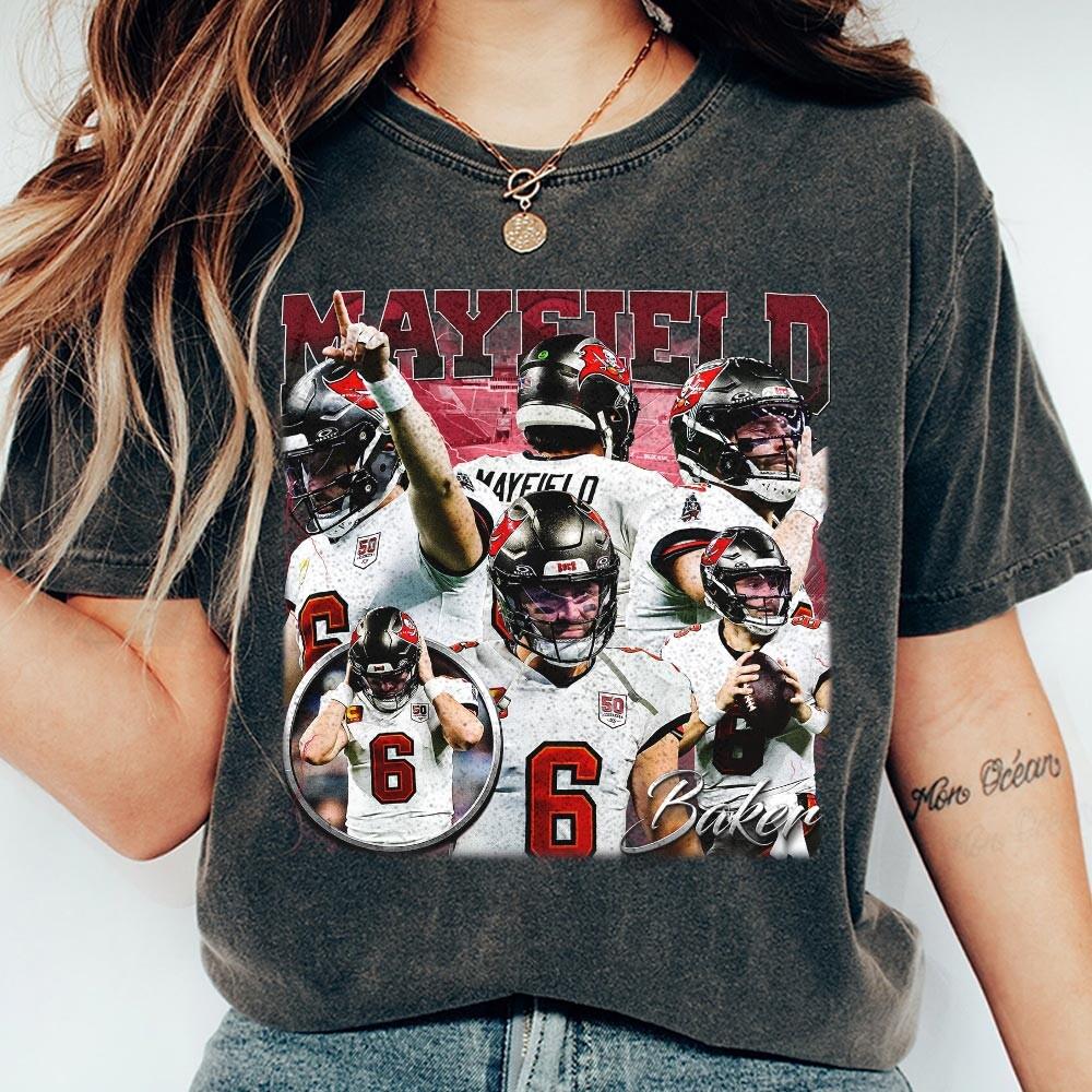 Baker Mayfield Vintage Bootleg T-Shirt – Tampa Football 90s product image 1