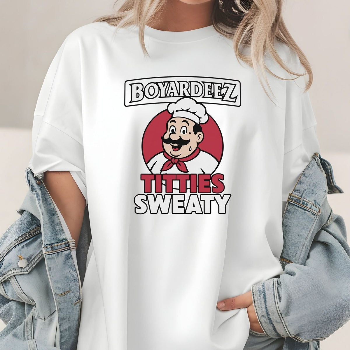 Retro Funny Boyardeez Nutz Sweaty Meme T-Shirt product image 1