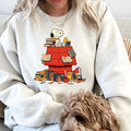 Peanuts Reading Book Sweatshirt – Cute Christmas Holiday product image 1