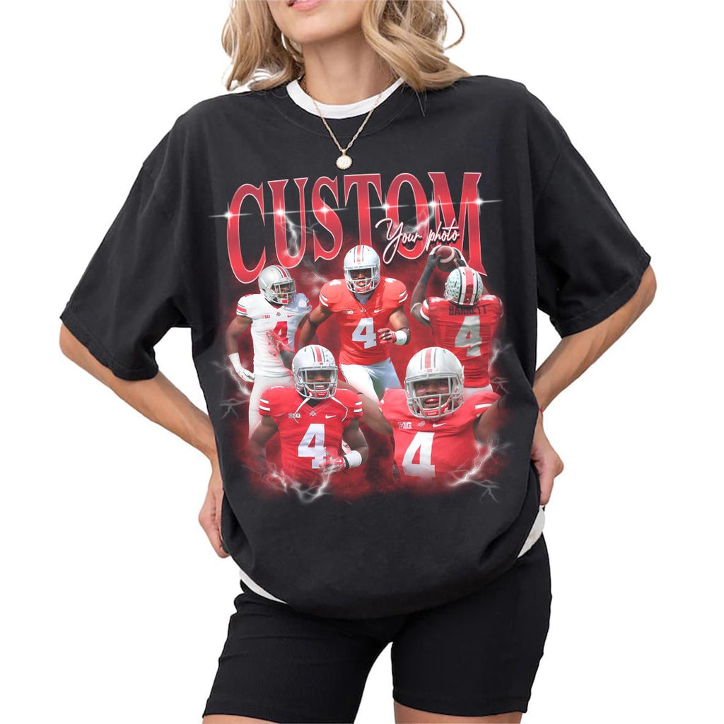 Vintage Custom Bootleg Sports Shirt – Personalized Rap Tee product image 1