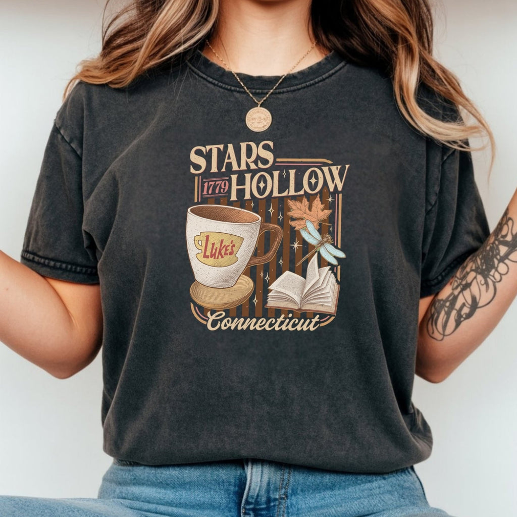 Stars Hollow Coffee Shop T-Shirt – Vintage Connecticut Tee product image 1
