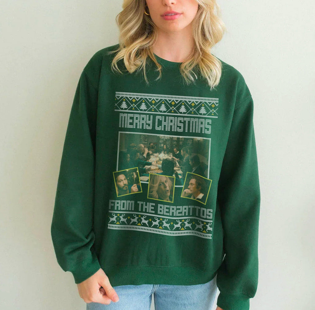Funny Christmas Bear Sweatshirt – Retro Ugly Holiday Sweater product image 1