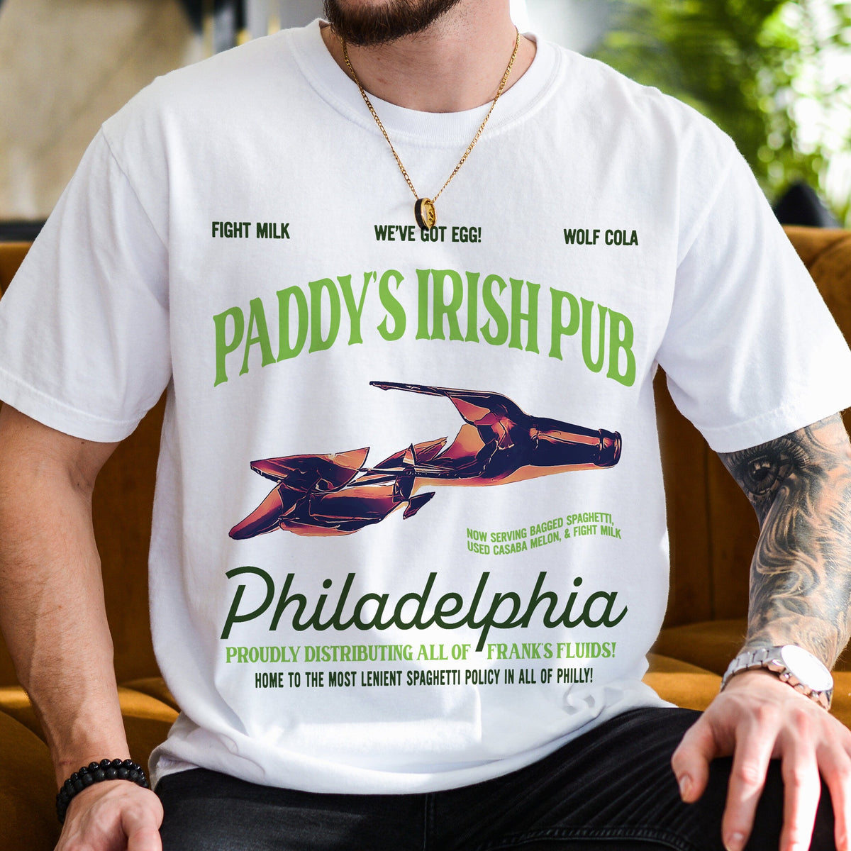 Retro Paddy’s Irish Pub Tee – Always Sunny in Philadelphia product image 1