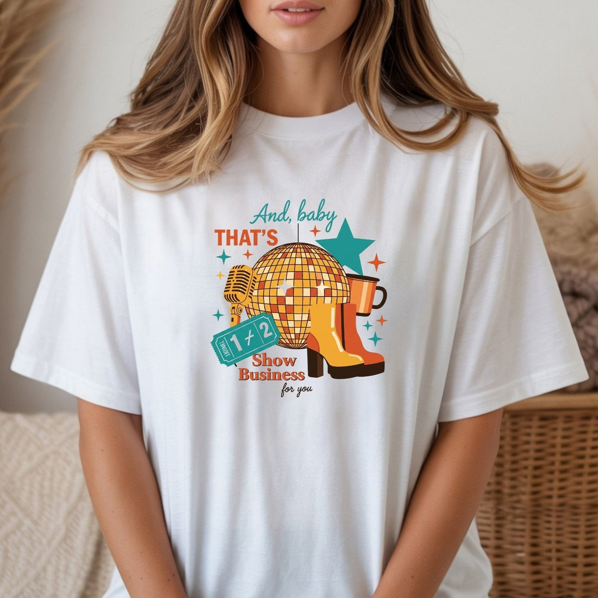Showgirl Life T-Shirt – Retro Show Business Classic Graphic product image 1