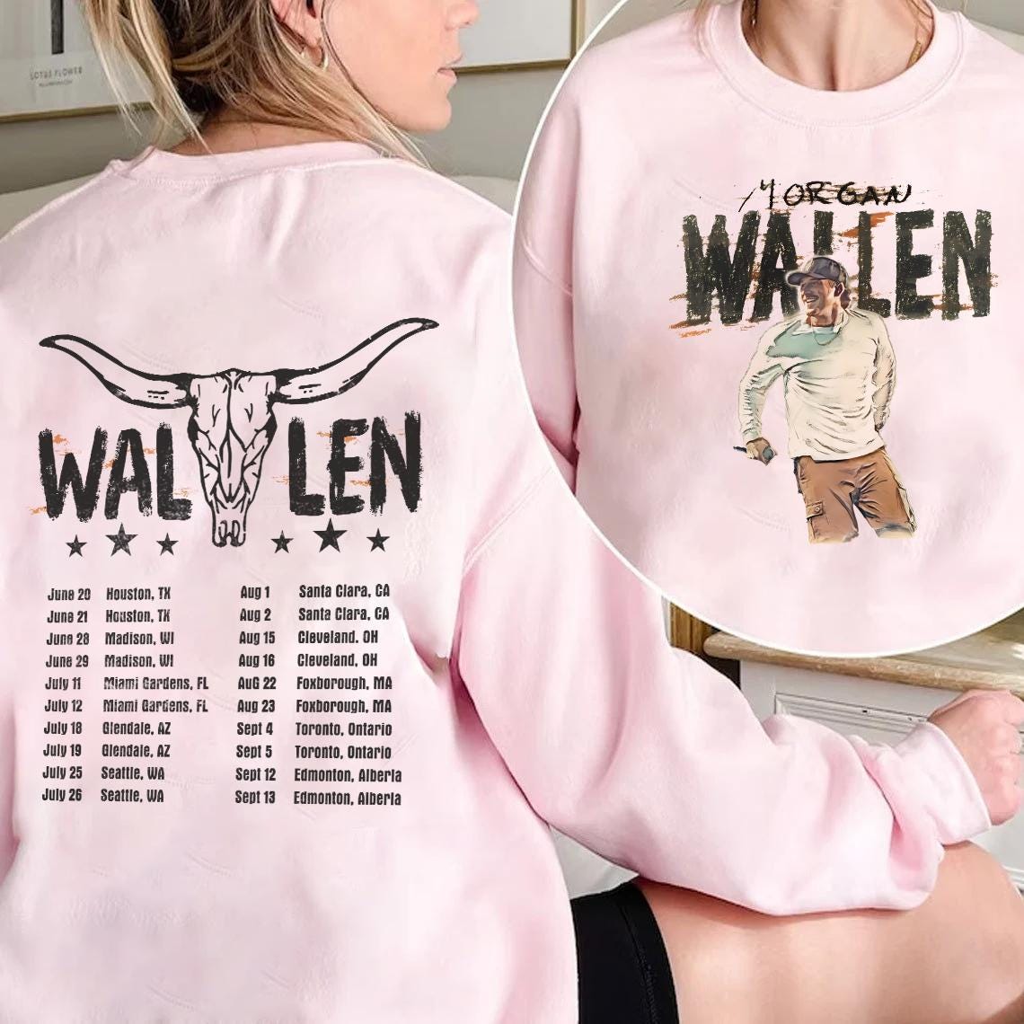 Morgan Wallen Two-Sided Vintage T-Shirt - If I'm The product image 1