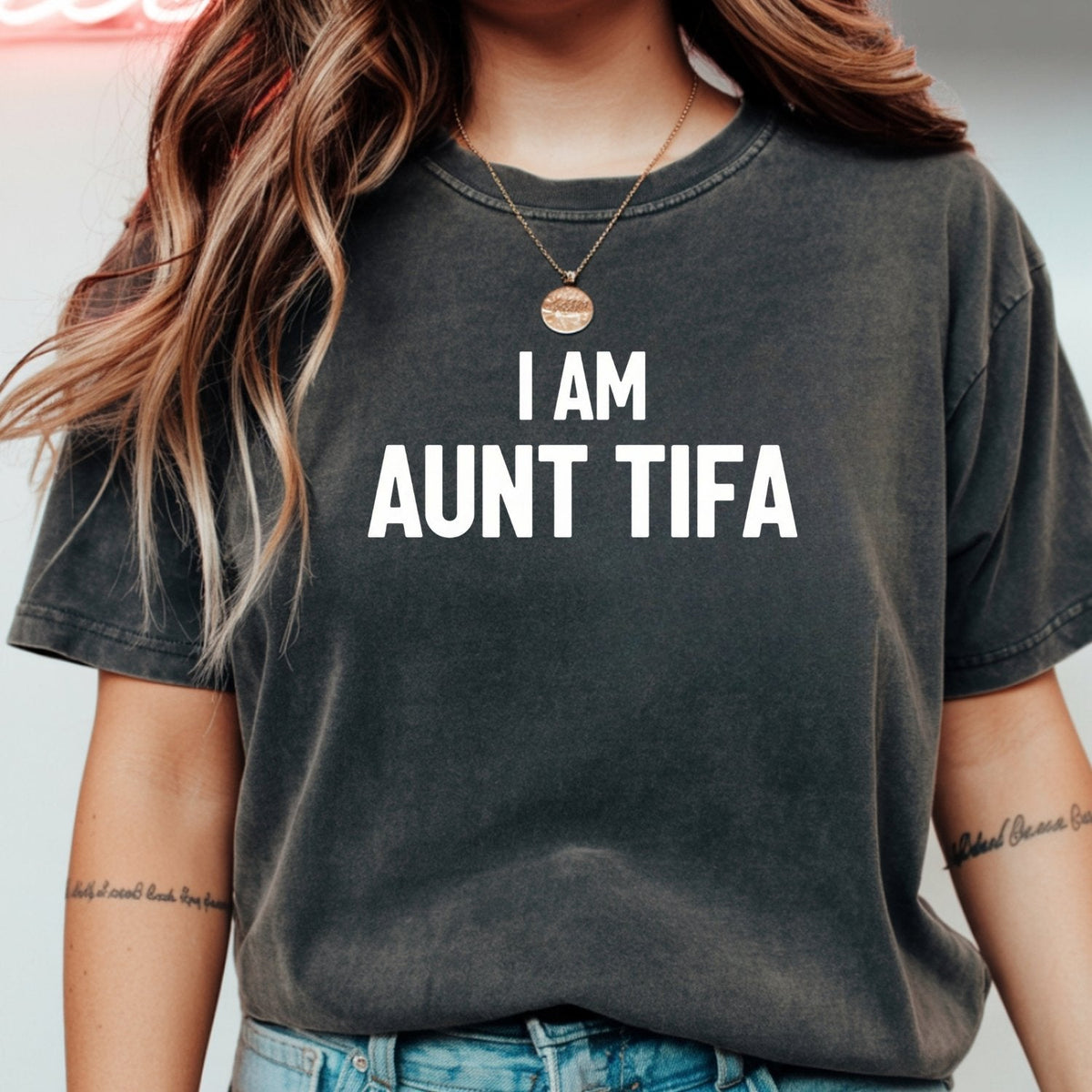 Funny Aunt Tifa Shirt – Humorous Meme Graphic Tee for Aunts product image 1