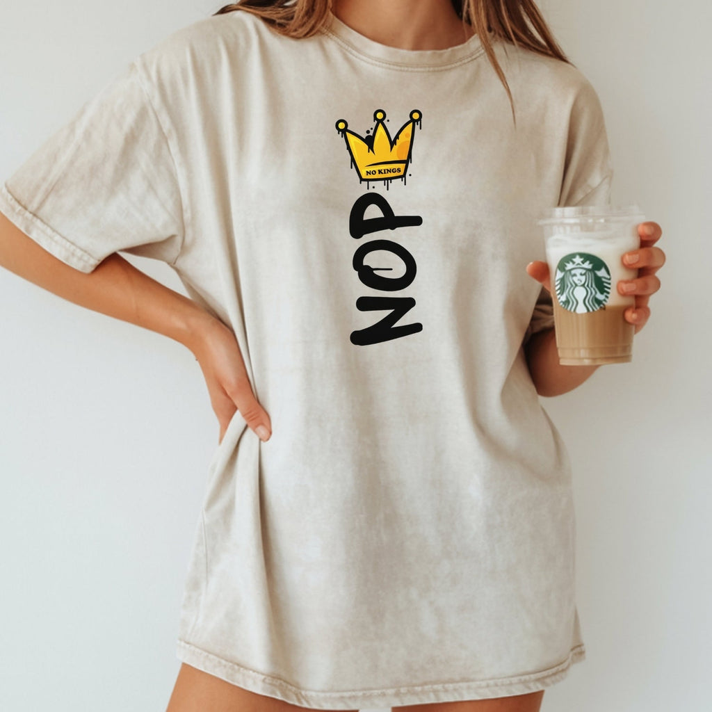 Crown No Kings Shirt – American Democracy Graphic Tee product image 1