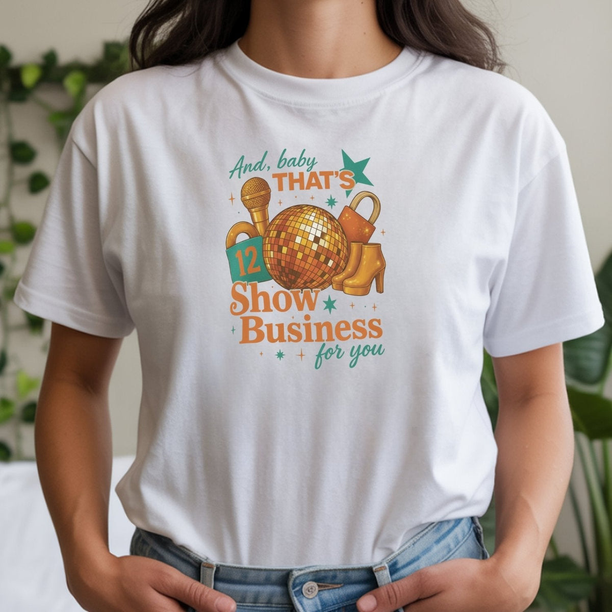 Showgirl Life T-Shirt – Vintage Show Business Graphic Tee product image 3