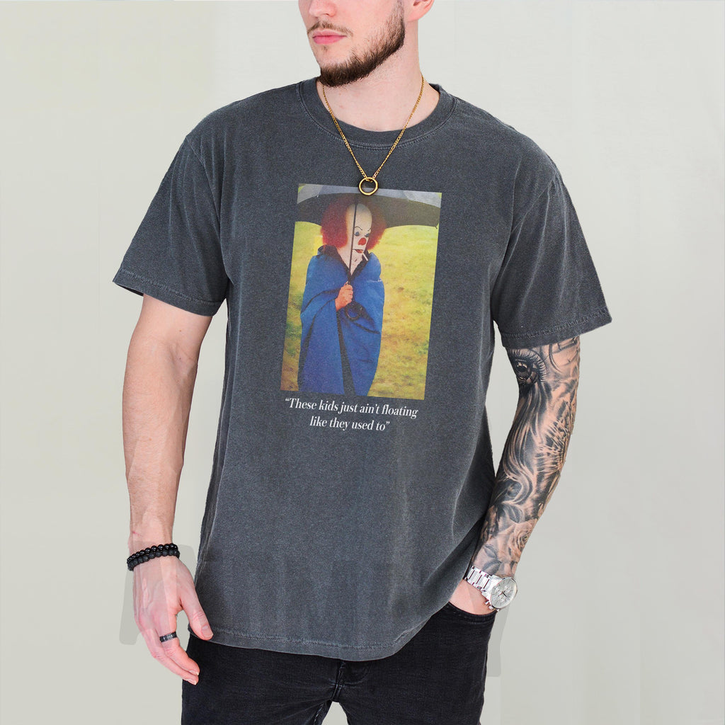 Funny Clown T-Shirt – Retro 90s Penny Horror Movie Graphic product image 1