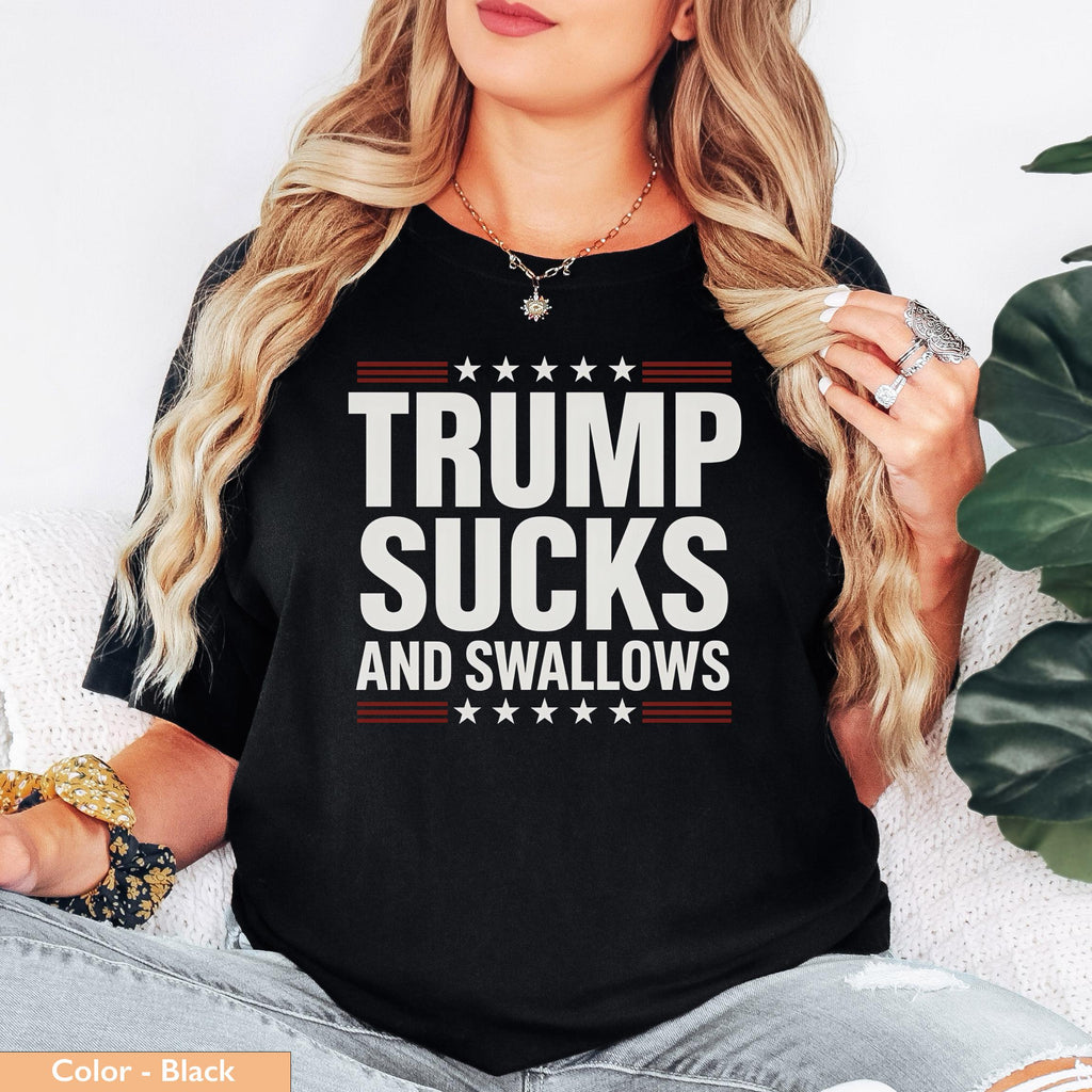 Anti-Trump Graphic Tee – Political Slogan T-Shirt product image 1