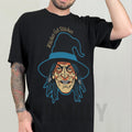Funny Witch Graphic Tee – Gets Stitches T-Shirt product image 1