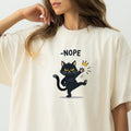 No Kings in America Black Cat T-Shirt – Funny Patriotic product image 1