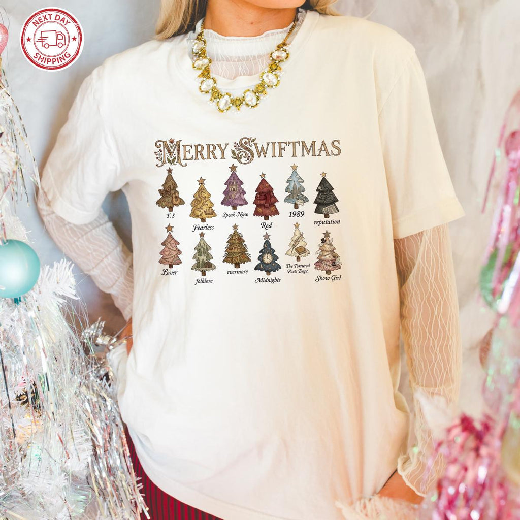 Merry Swiftmas Inspired Shirt – Cute Christmas Tree product image 1