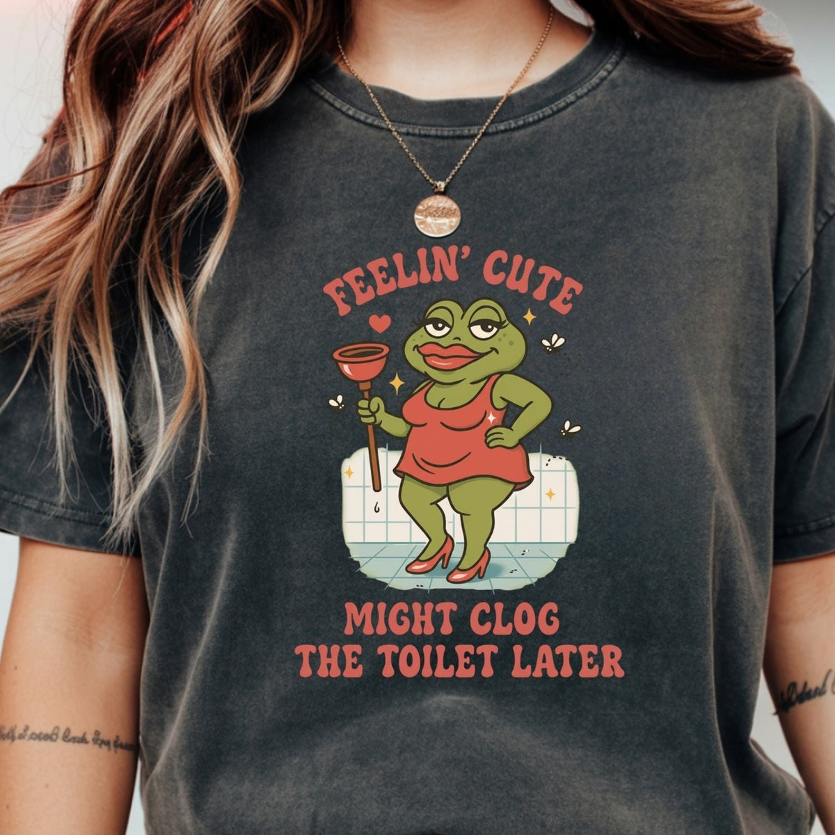 Funny Shirt Swap T-Shirt - Feeling Cute Might Clog the product image 1