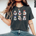 Book Lover Snowman T-Shirt – Reading Shirt – Teacher Gift – product image 1