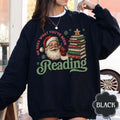 Funny Santa Book Sweatshirt – Christmas Reading Gift for product image 1