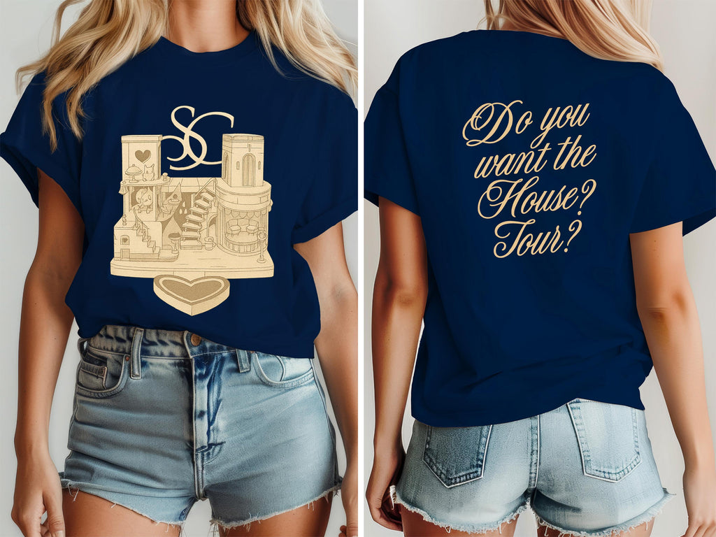 Aesthetic Fandom T-Shirt – House Tour Double-Sided Graphic product image 1