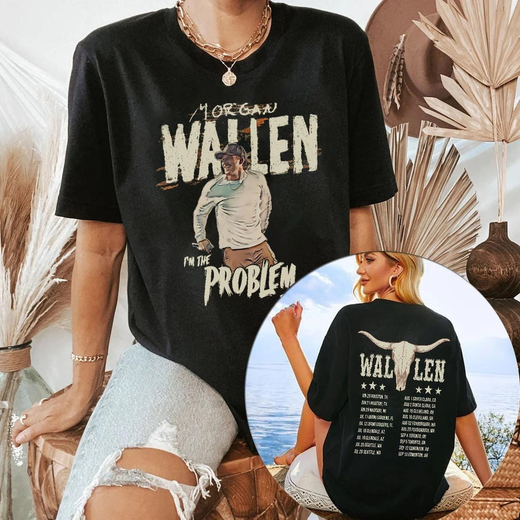 Morgan Wallen Vintage Tour T-Shirt – Two-Sided Country product image 1