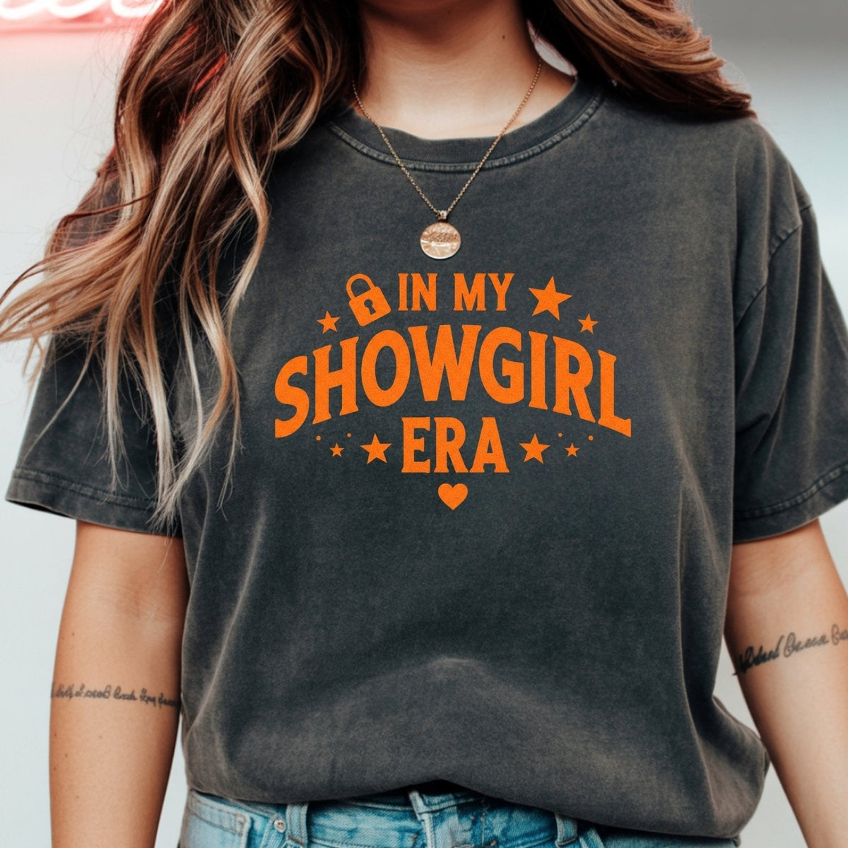 In My Showgirl Era Shirt – Vintage Aesthetic Graphic Tee product image 1