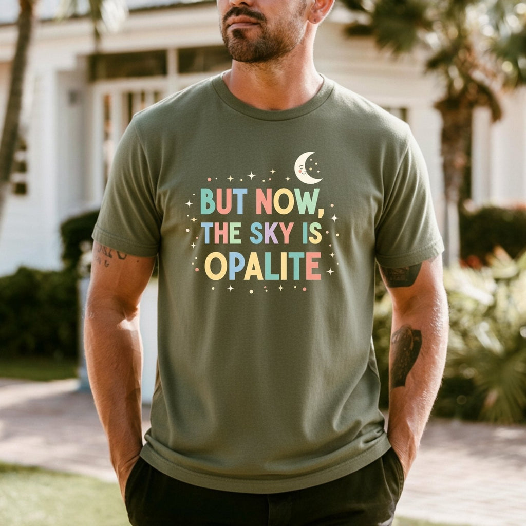 Opalite Showgirl Graphic Tee – Poetic Romantic Pastel Shirt product image 2