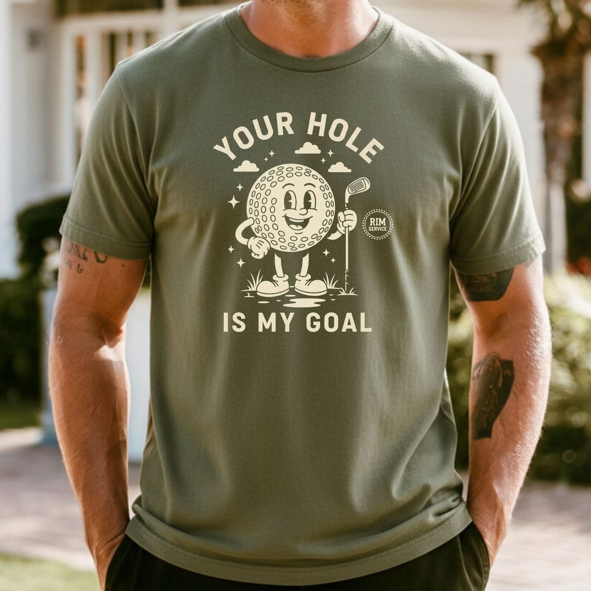 Your Hole is My Goal T-Shirt - Funny Adult Humor Tee product image 2