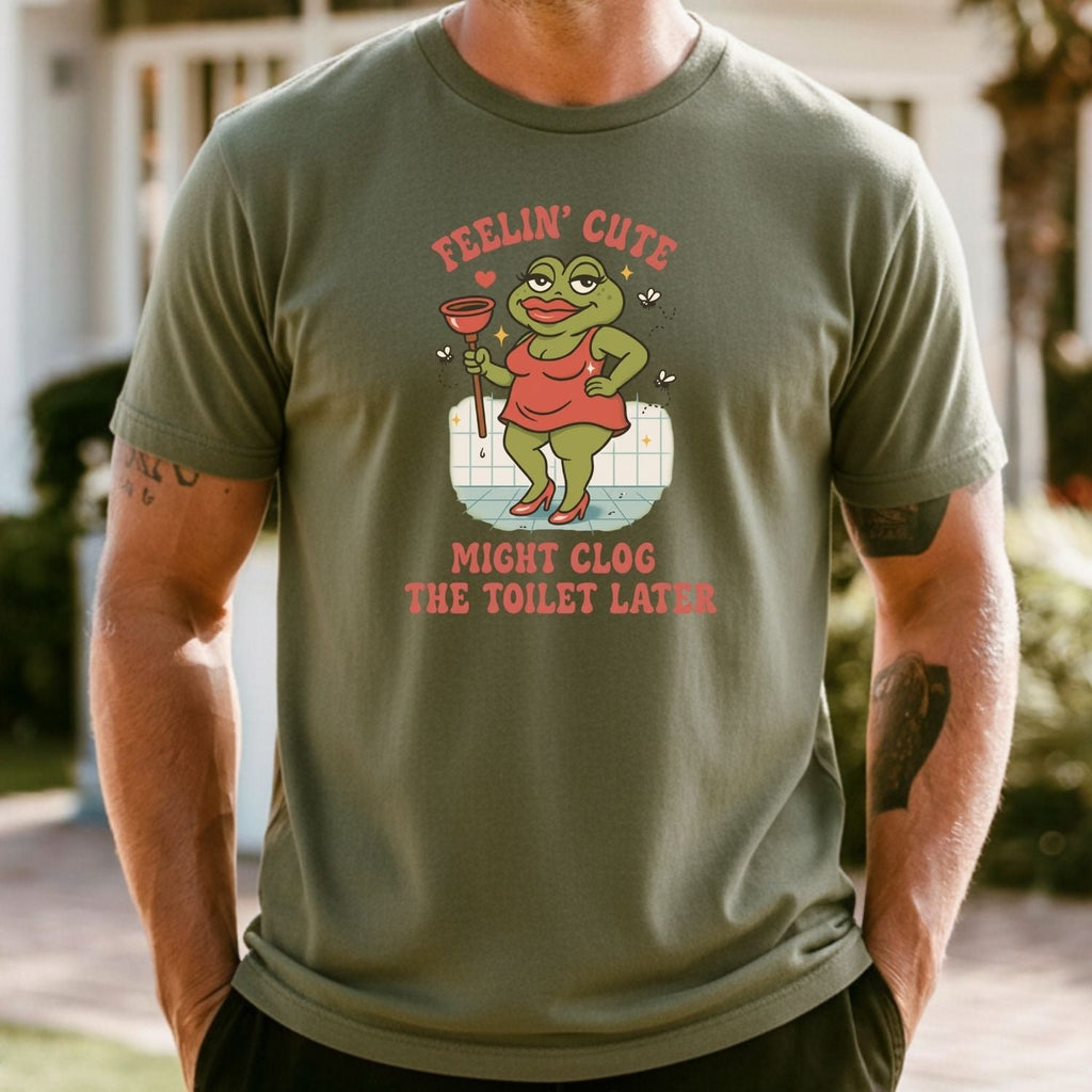 Funny Shirt Swap T-Shirt - Feeling Cute Might Clog the product image 2