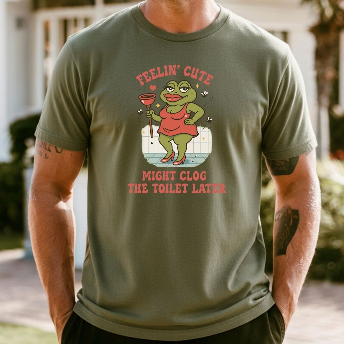 Funny Shirt Swap T-Shirt - Feeling Cute Might Clog the product image 2