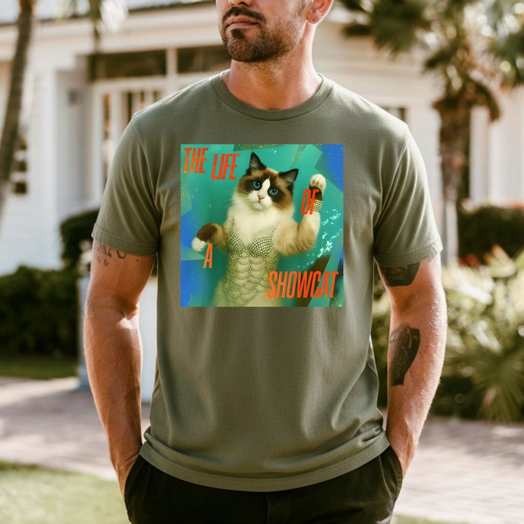 The Life of a Showcat Shirt – Funny Cat Lover Graphic Tee product image 2