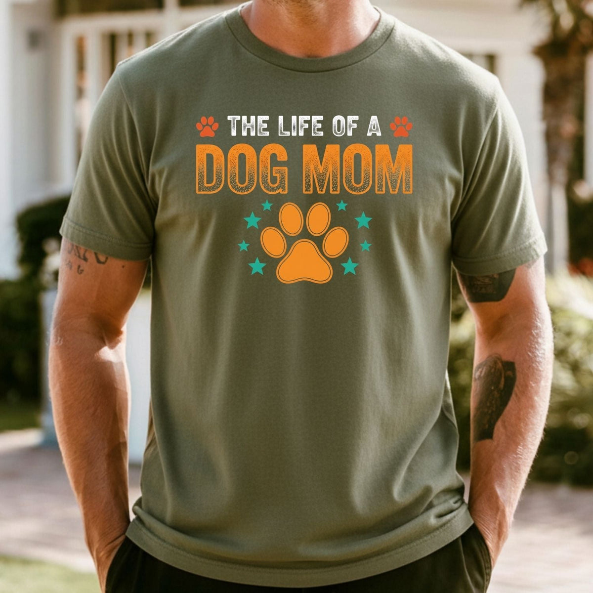 The Life of a Dog Mom Shirt - Showgirl Tee - Cute Mama product image 2