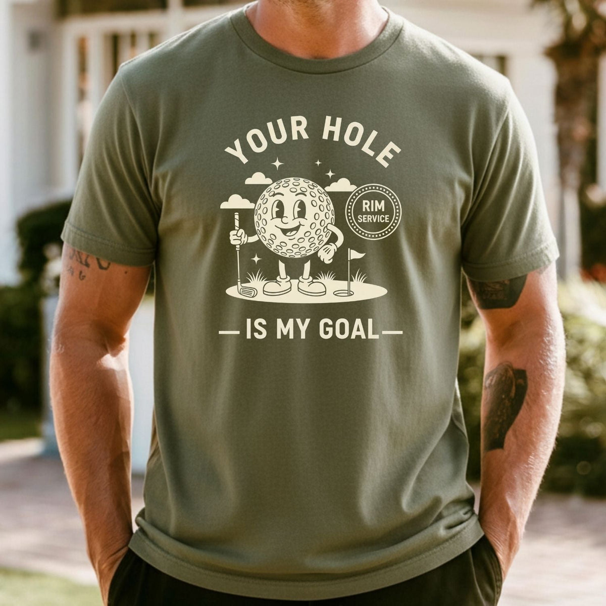 Funny Your Hole is My Goal T-Shirt - Inappropriate Humor product image 2