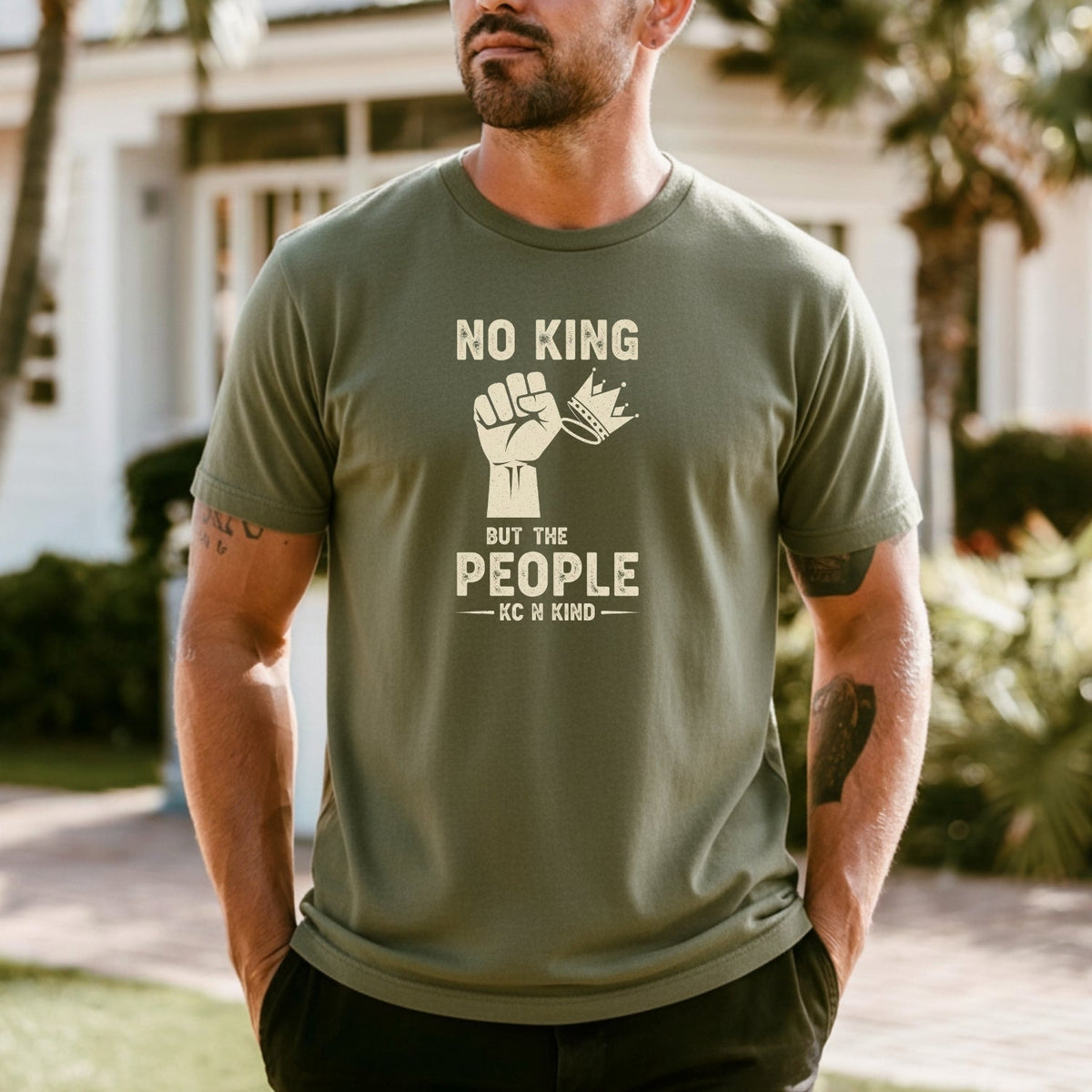 No Kings No Tyrants T-Shirt – Pro-Freedom Democracy Tee – product image 2