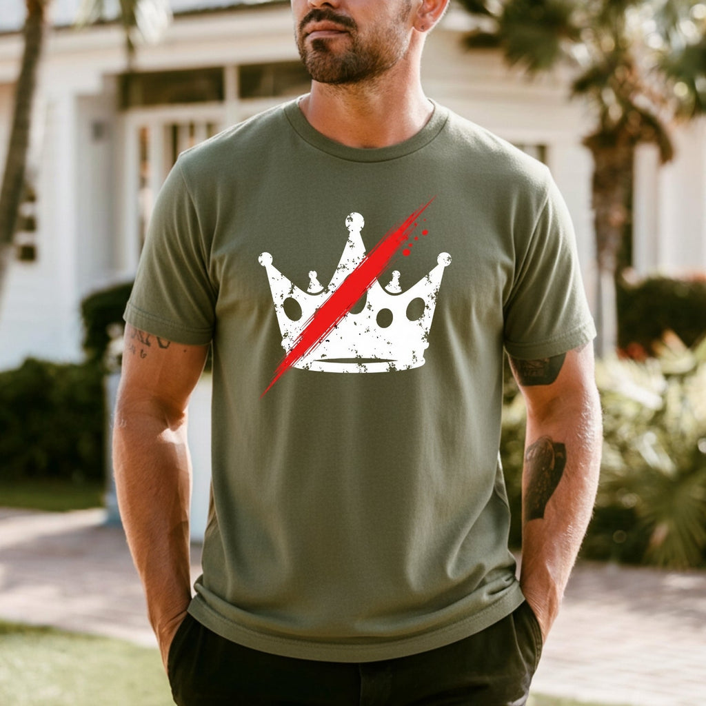 No Kings in America T-Shirt – Crown Graphic Tee Freedom product image 2