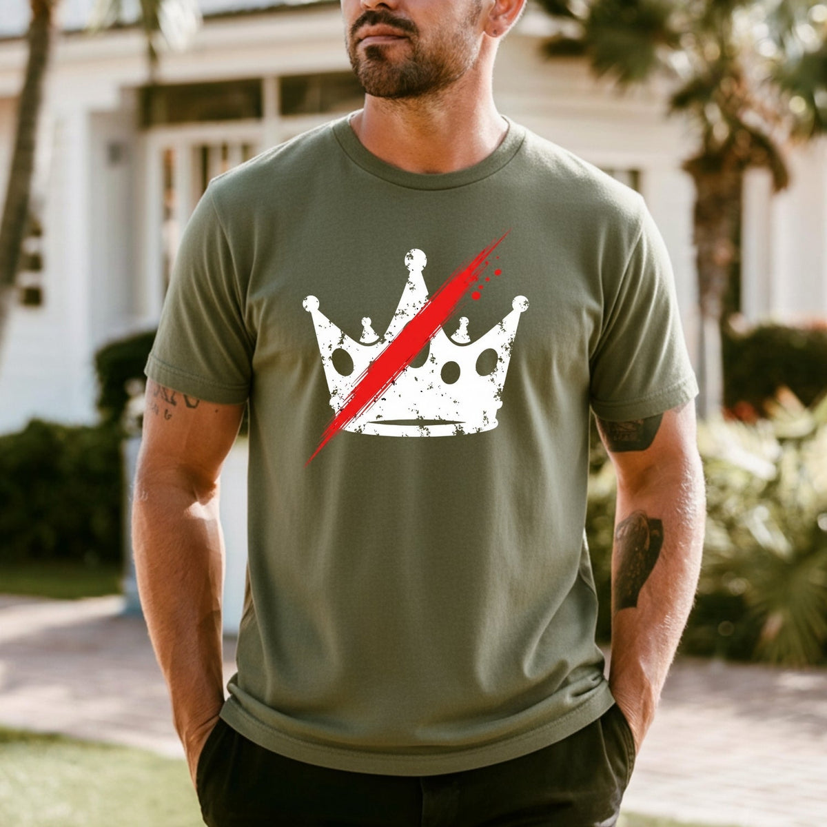 No Kings in America T-Shirt – Crown Graphic Tee Freedom product image 2