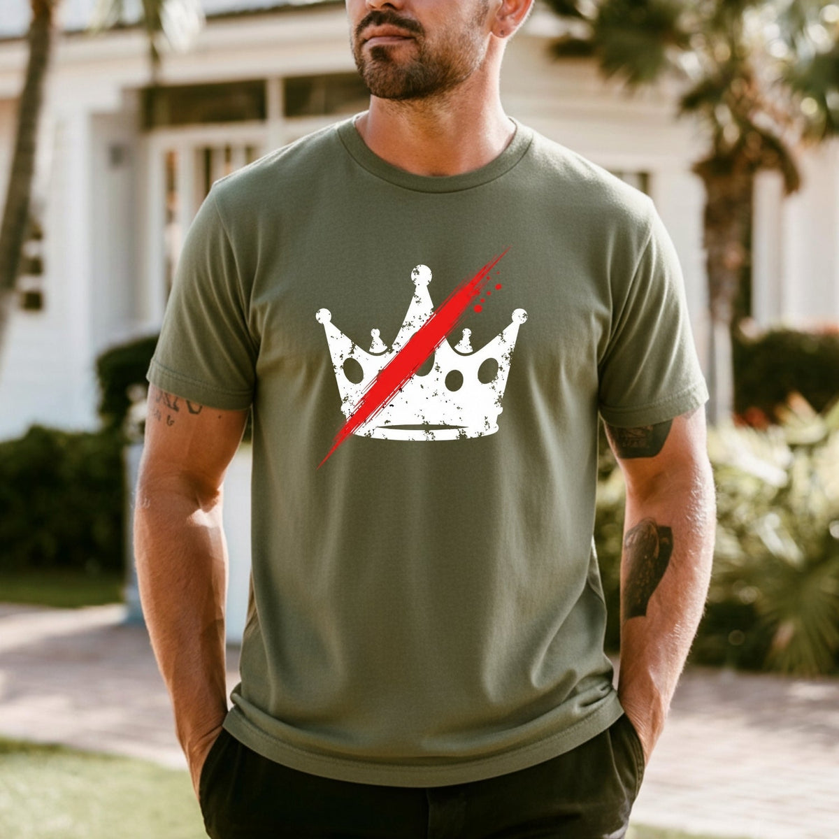 No Faux King Way T-Shirt – Funny Political Satire Tee product image 2