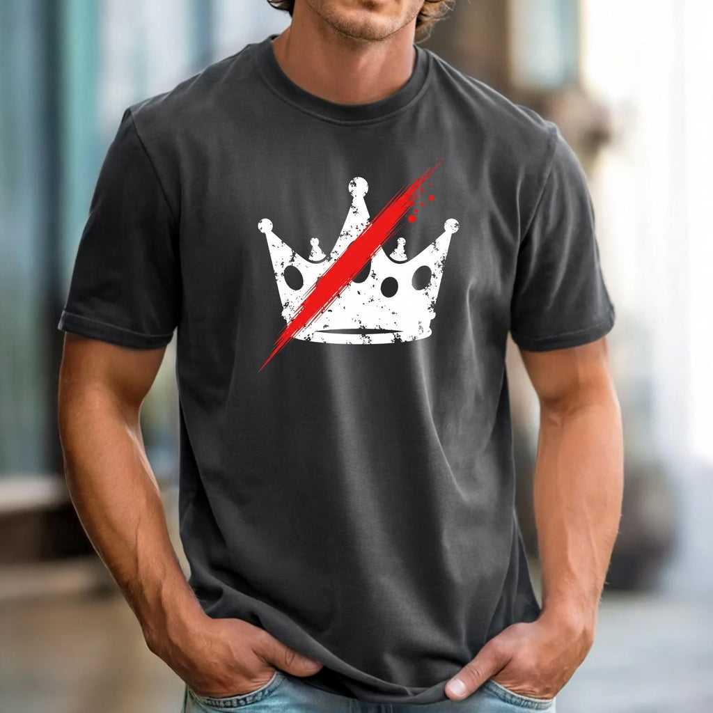 No Kings in America T-Shirt – Crown Graphic Tee Freedom product image 3