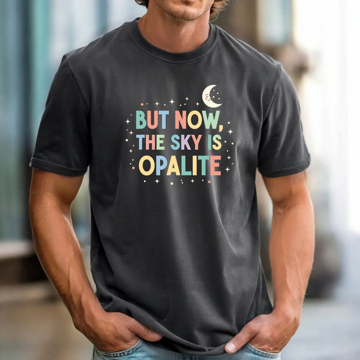 Opalite Showgirl Graphic Tee – Poetic Romantic Pastel Shirt product image 3