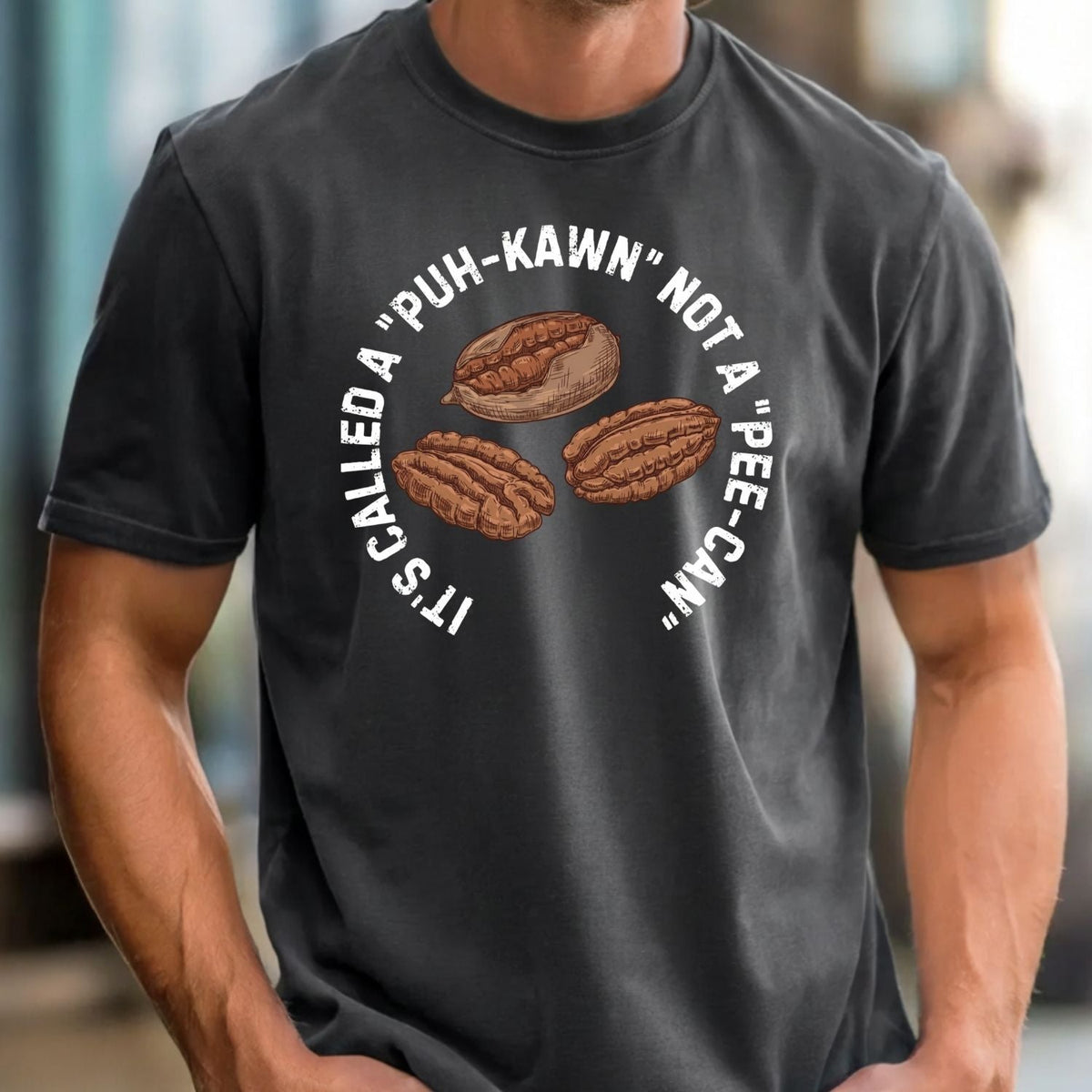 Puh-Kawn Not Pee-Can Shirt - Funny Pecan Pun T-Shirt product image 2