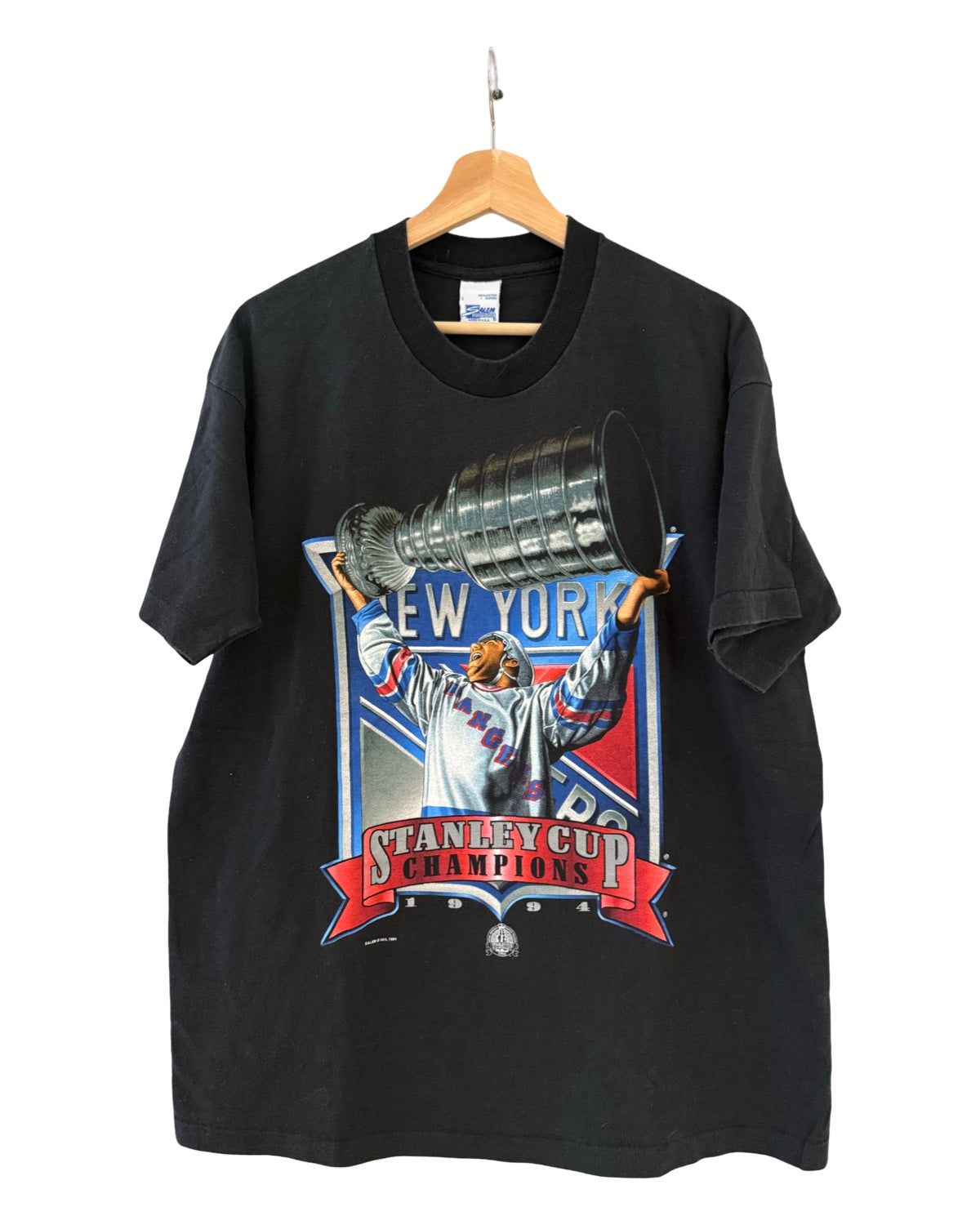 Vintage 1994 New York Rangers Stanley Cup Champions Salem Tee