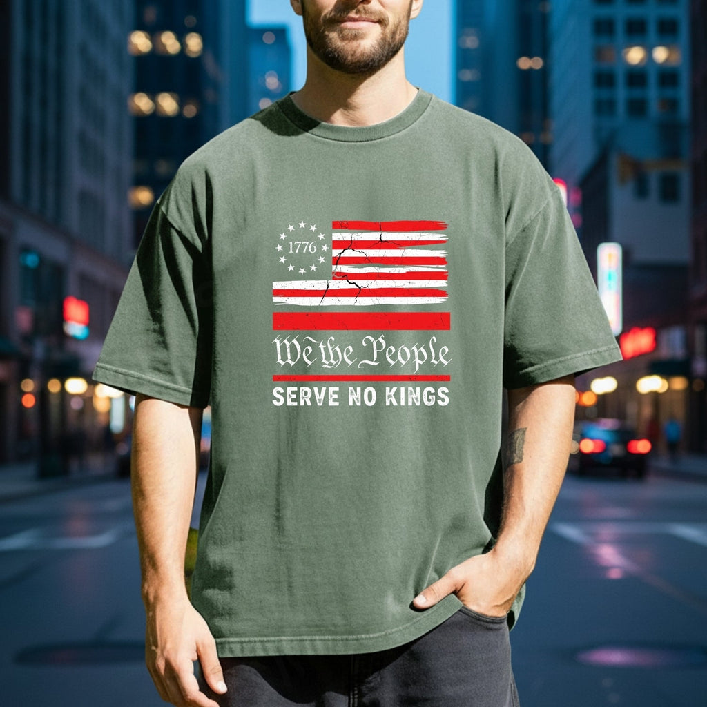 We The People Serve No Kings T-Shirt – Patriotic Freedom product image 3