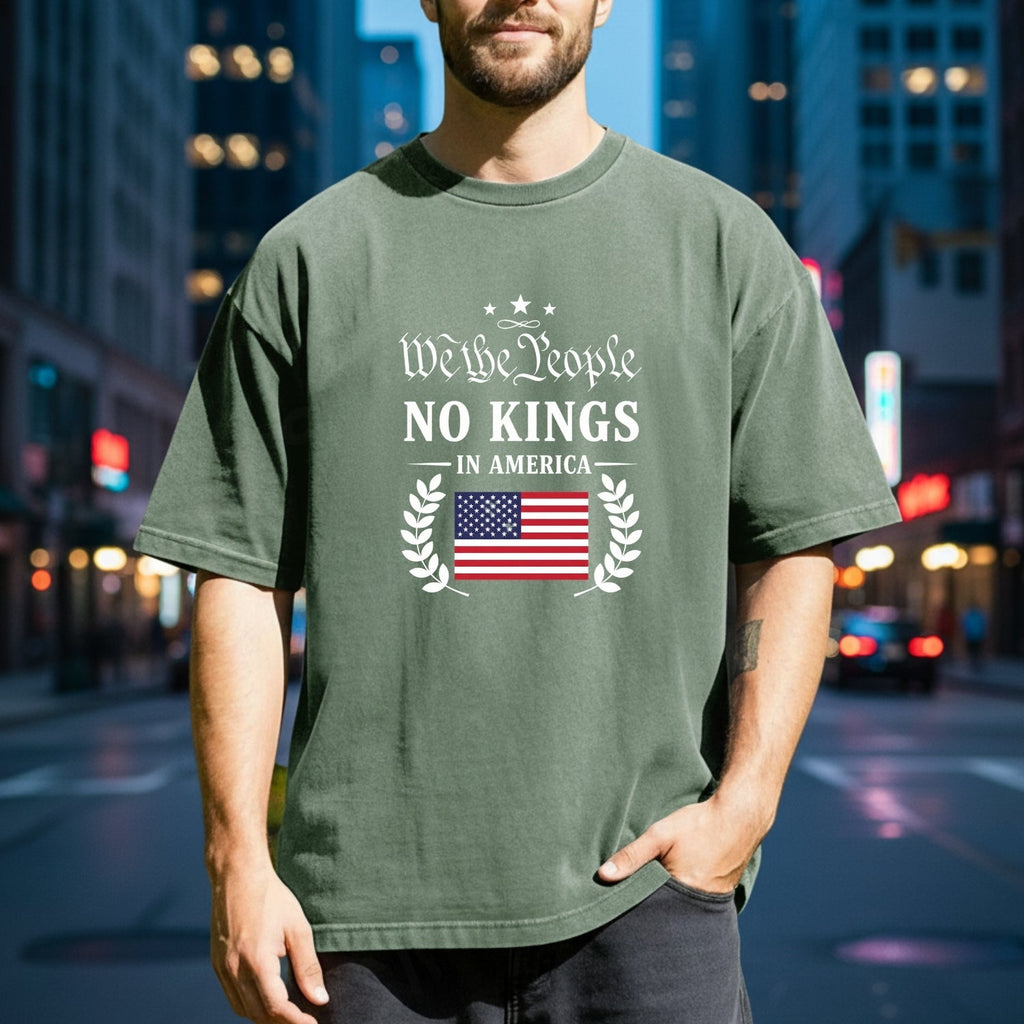 No Kings in America Tee – Liberty & Democracy Statement product image 4