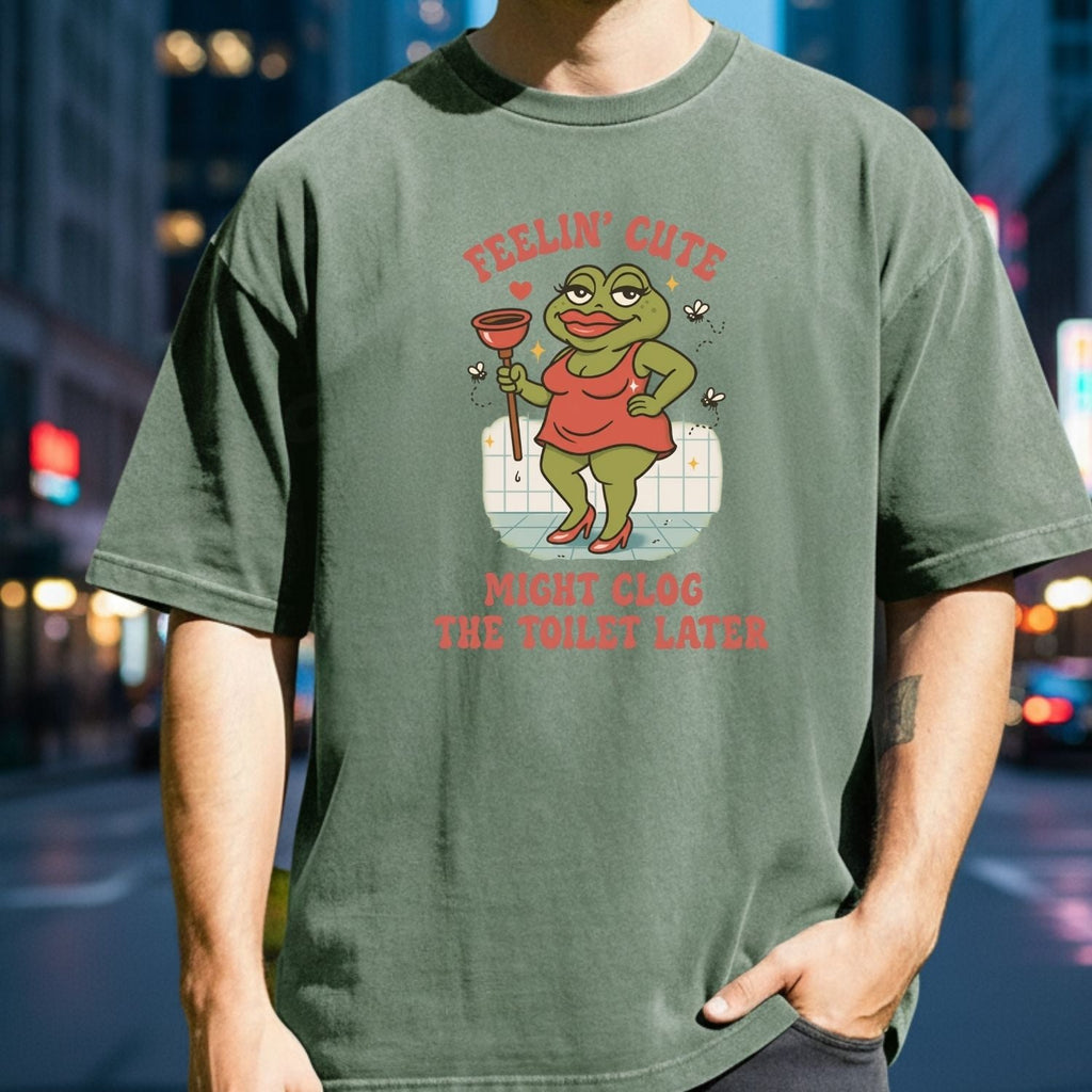 Funny Shirt Swap T-Shirt - Feeling Cute Might Clog the product image 4