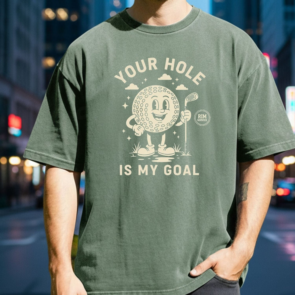 Your Hole is My Goal T-Shirt - Funny Adult Humor Tee product image 4