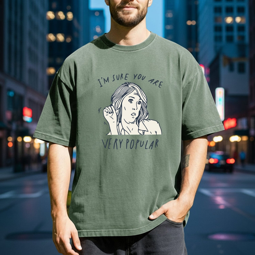 I’m Sure You’re Very Popular Shirt – Sarcastic Funny Quote product image 1