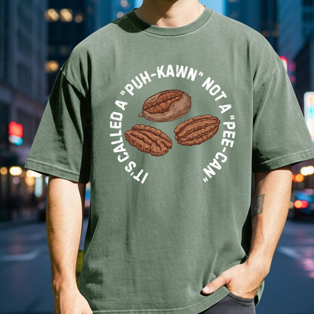 Puh-Kawn Not Pee-Can Shirt - Funny Pecan Pun T-Shirt product image 4