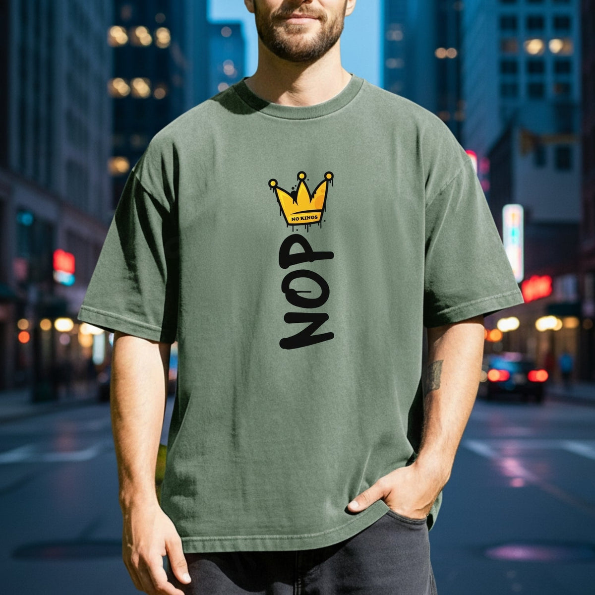 Crown No Kings Shirt – American Democracy Graphic Tee product image 2
