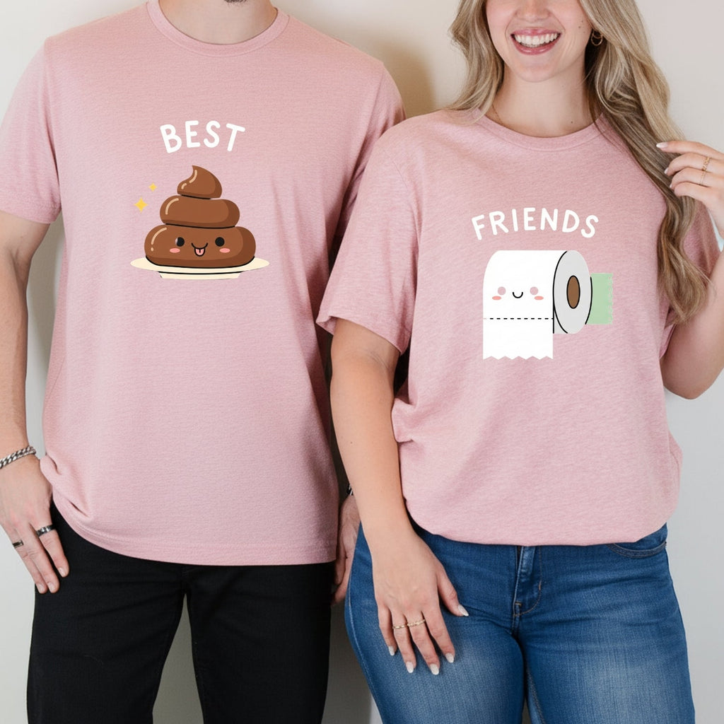 Best Friends Girl Poop Letter Matching T-Shirts For Besties product image 4